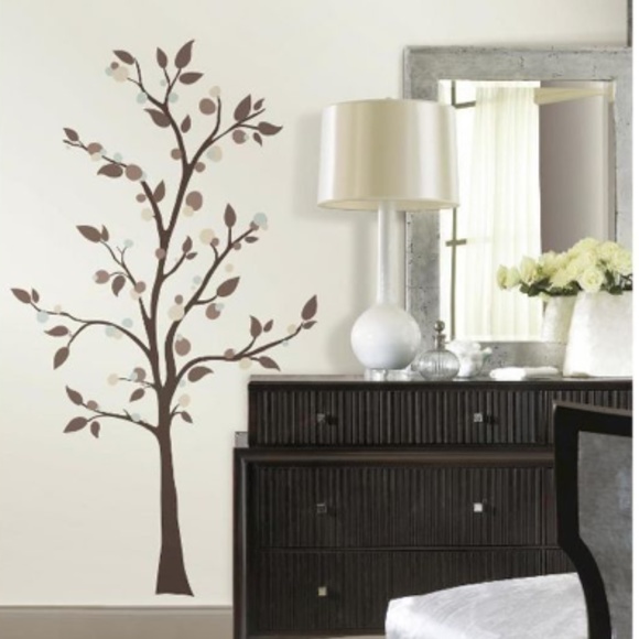 RoomMates Mod Tree Peel and Stick Giant Wall Decal - Picture 1 of 6
